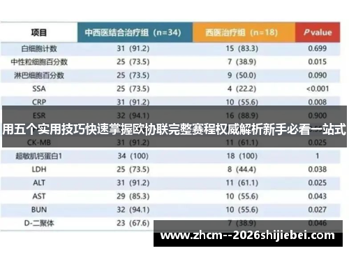 用五个实用技巧快速掌握欧协联完整赛程权威解析新手必看一站式 用五个实用技巧快速掌握欧协联完整赛程权威解析新手必看一站式